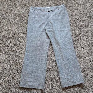 Pendleton Women's Pants Slacks 18P Petite Wool Silk Blend Black White Tweed NWT
